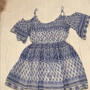 Blue and white Hollister dress